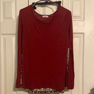 Long Sleeve Blouse with Relaxed Fit